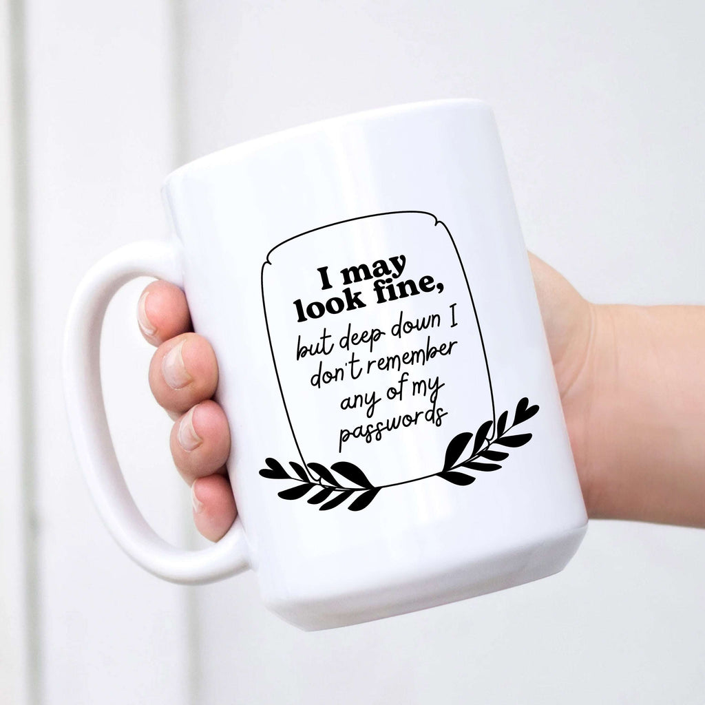 Don't Remember Any Passwords Mug