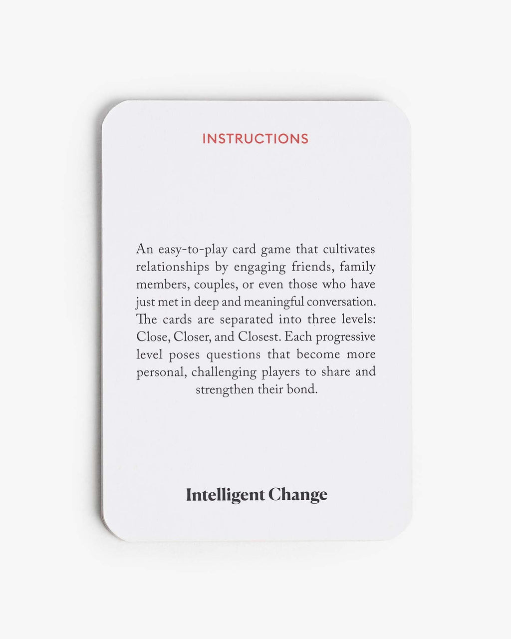 Get Closer Conversation Game - Original